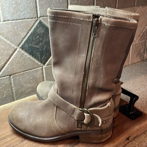 UGG Australia Sylvia Suede Boots - 6.5 - Good Condition - Picture 6 of 10